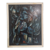 Oil on canvas signed Mochalin Sergei Nikolaevitch, Ukraine 1993