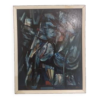 Oil on canvas signed Mochalin Sergei Nikolaevitch, Ukraine 1993