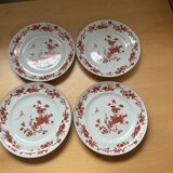 4 Assiettes Vista Alegre 20cm décor Goa