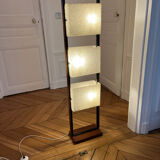 Arlus Steel and Teak House Lamp