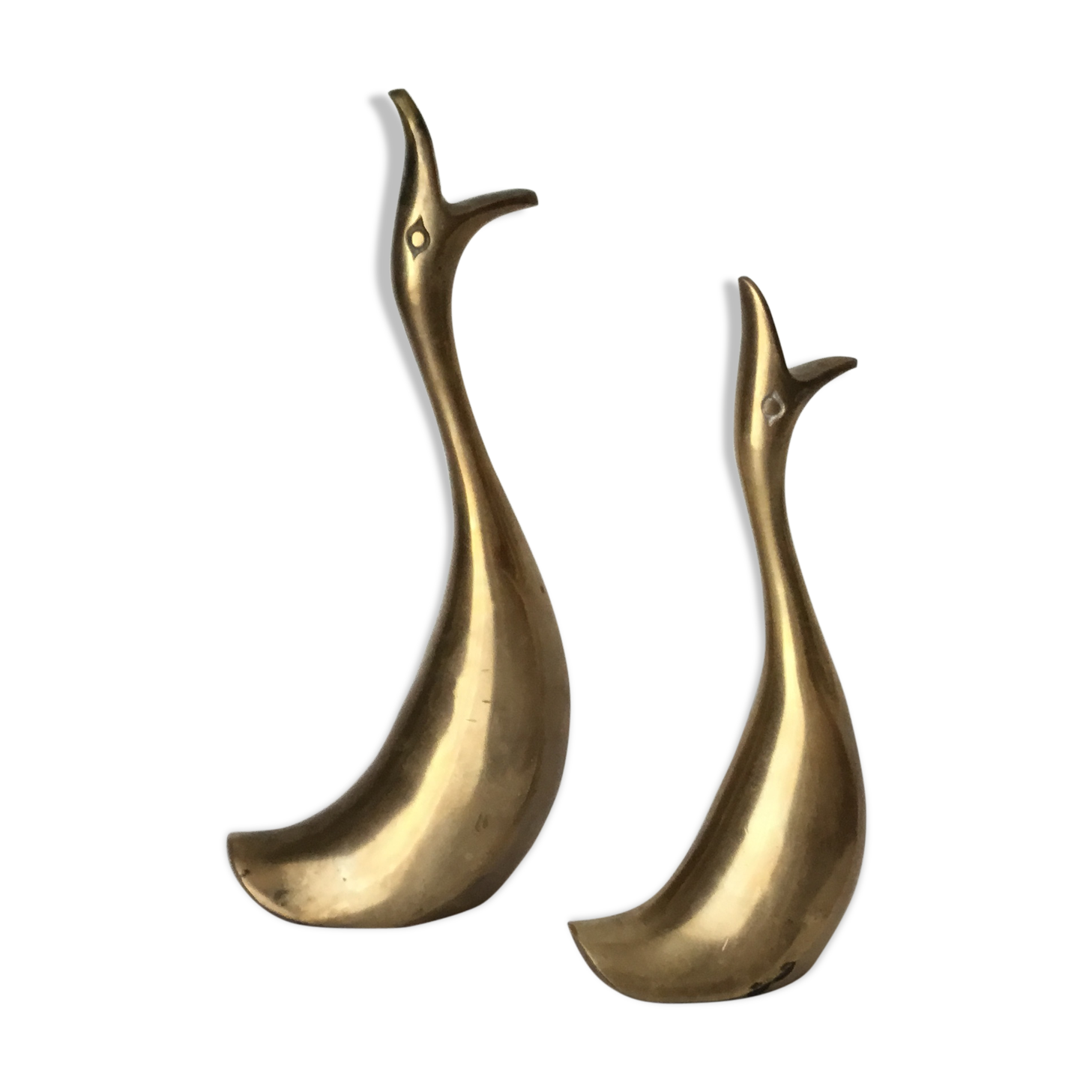 Couple of brass ducks