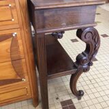 Walnut console