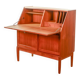 Danish Teak Writing Desk Cabinet by H.W. Klein for Bramin. Germany, 1960s