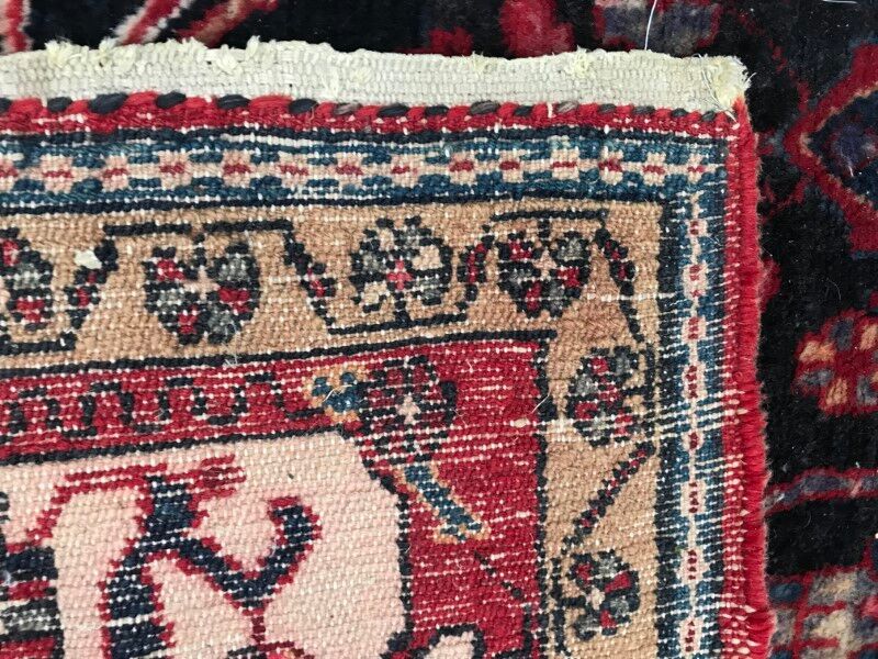 Carpet persian hamadan of the 20th century handmade 162 x 315 cm