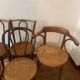 Lot de 4 chaises bistrot et deux fauteuils bistrot