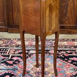 Louis XV style bedside table in rosewood and oak from the 1970s.