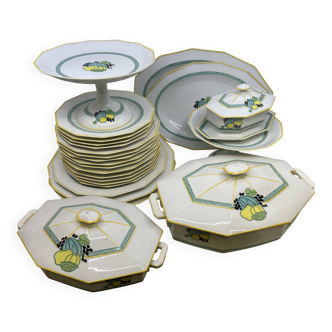 Limoges porcelain table service A. Lanternier & Co. 25 pieces