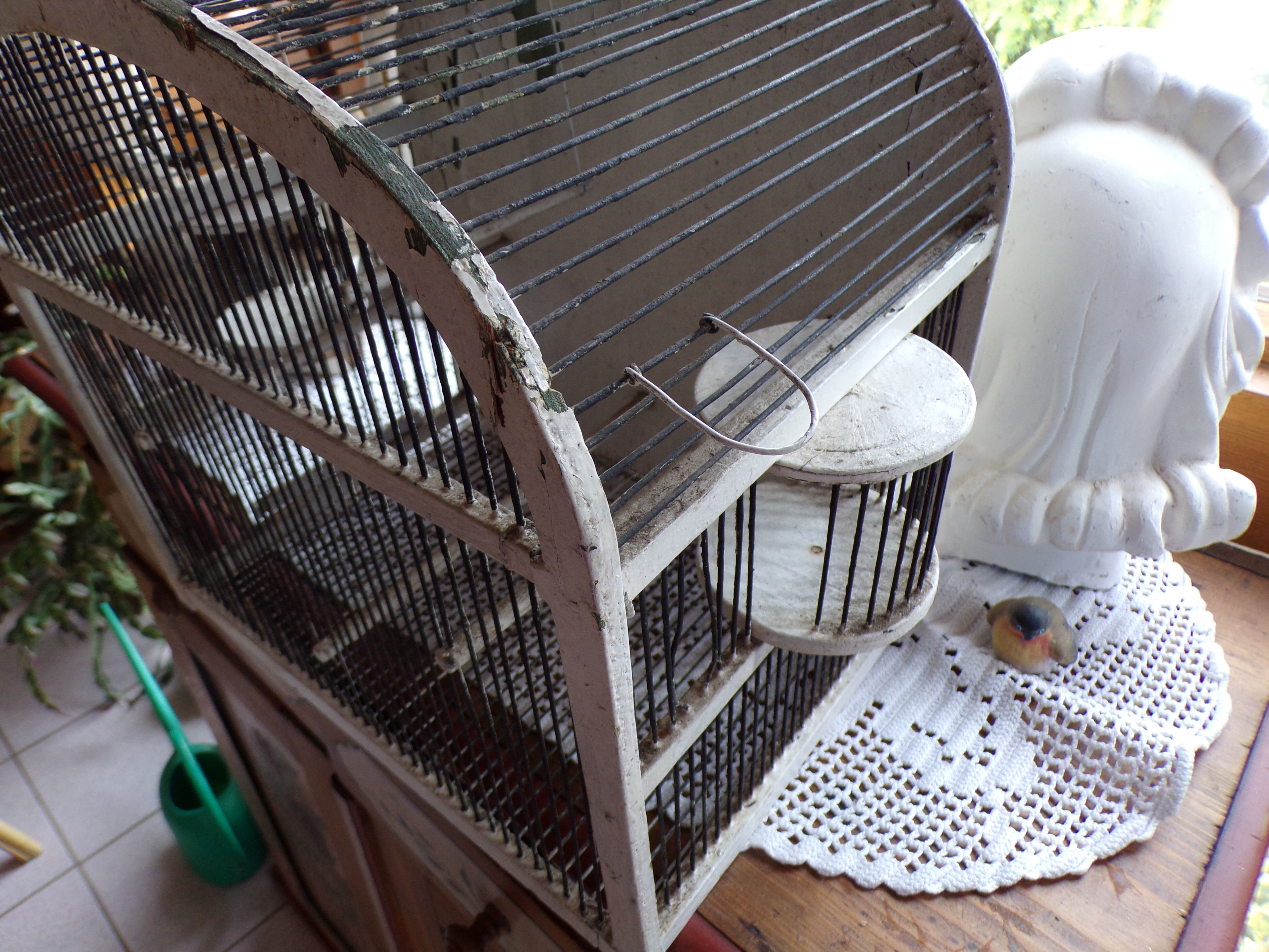 Ancienne cage à oiseaux