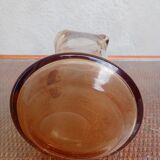 Smoked glass pitcher