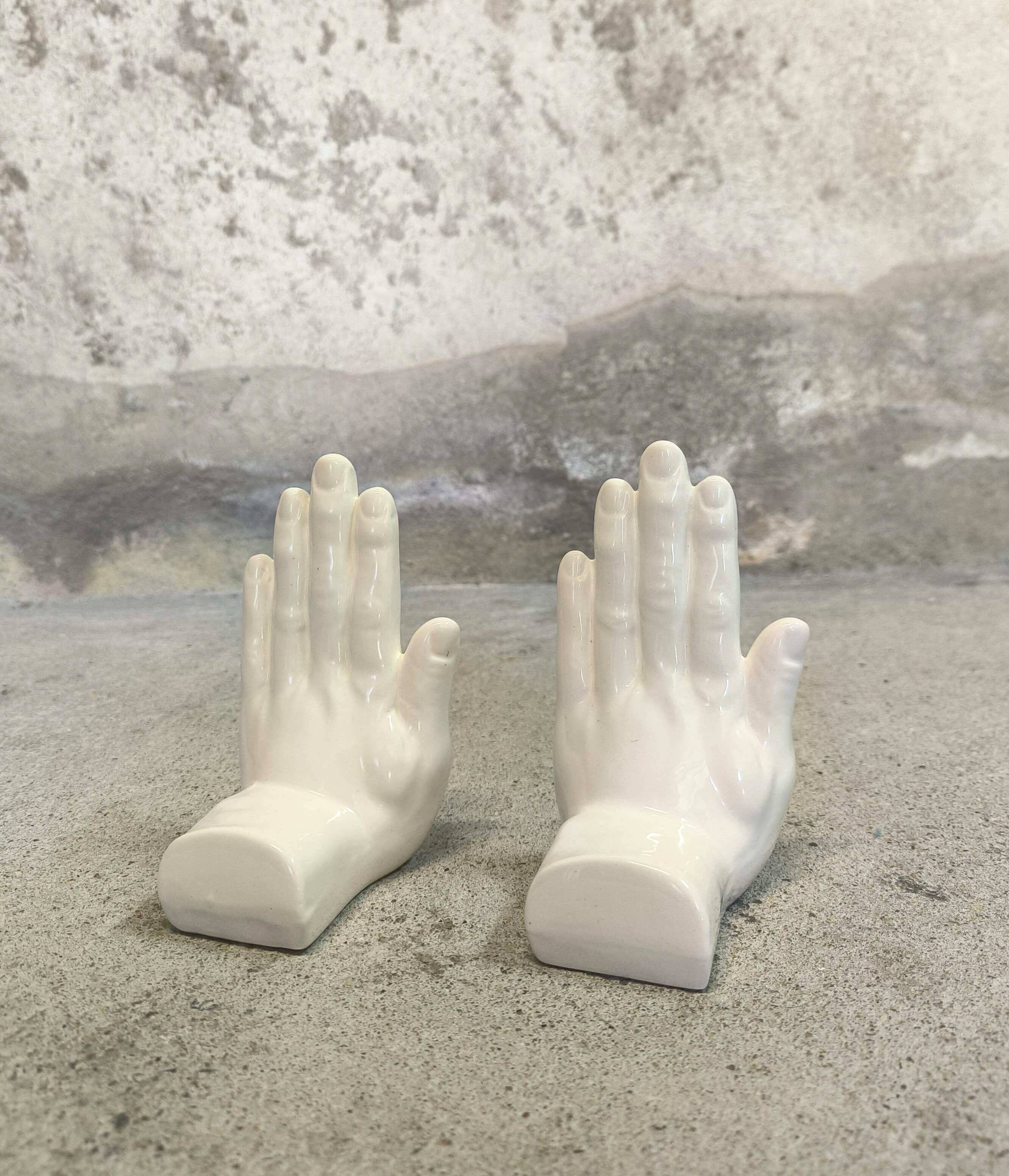 Vintage ceramic bookends