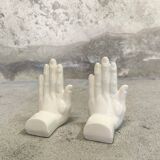 Vintage ceramic bookends