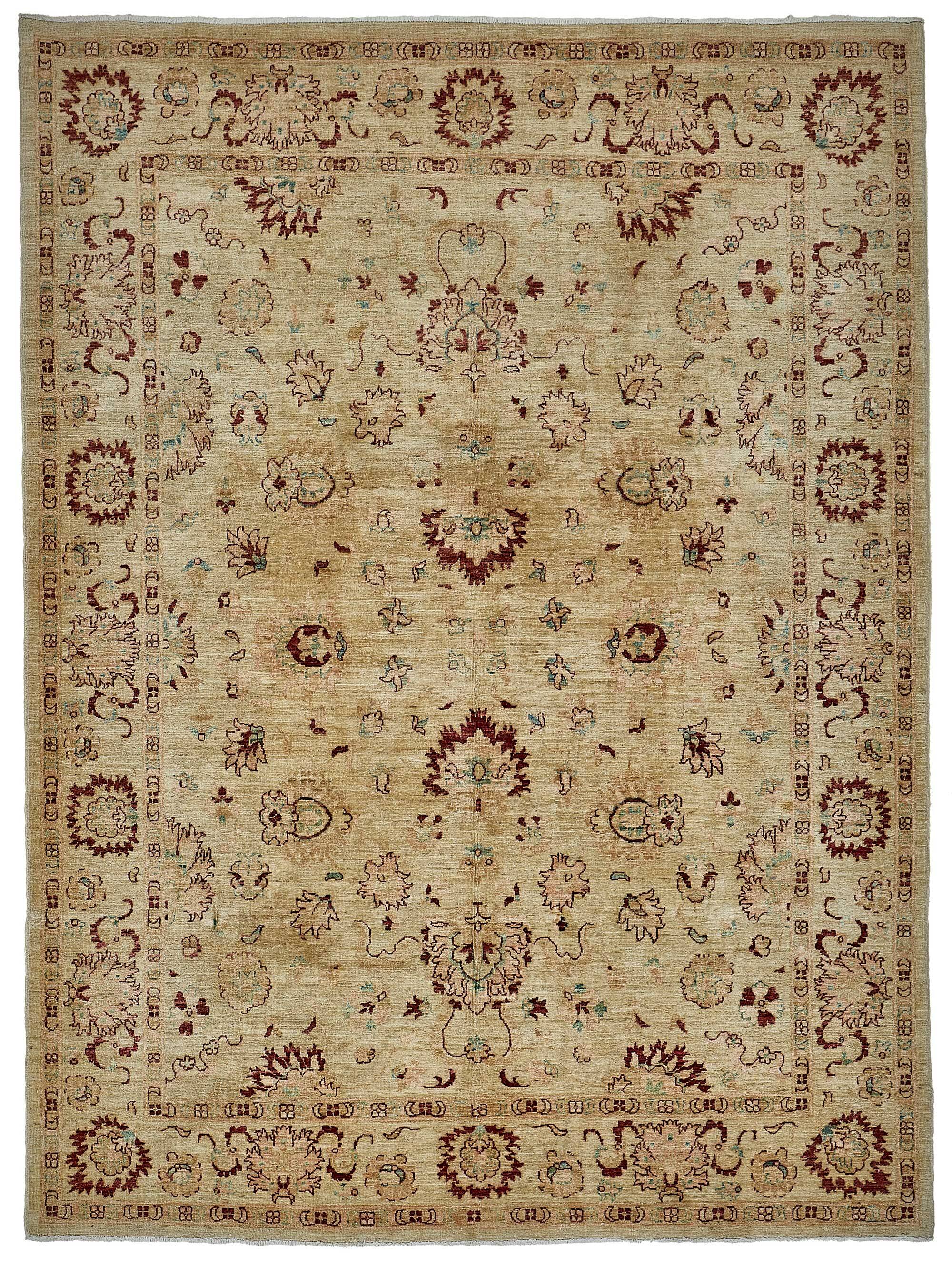 Turkish Handknotted Wool Oushak Rug 194 cm x 260 cm