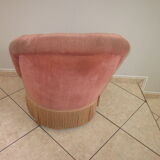 Pink padded toad chair