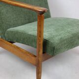 Green Olive GFM-142 Armchair attributed to Edmund Homa, 1970s