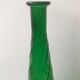Vintage green glass vase