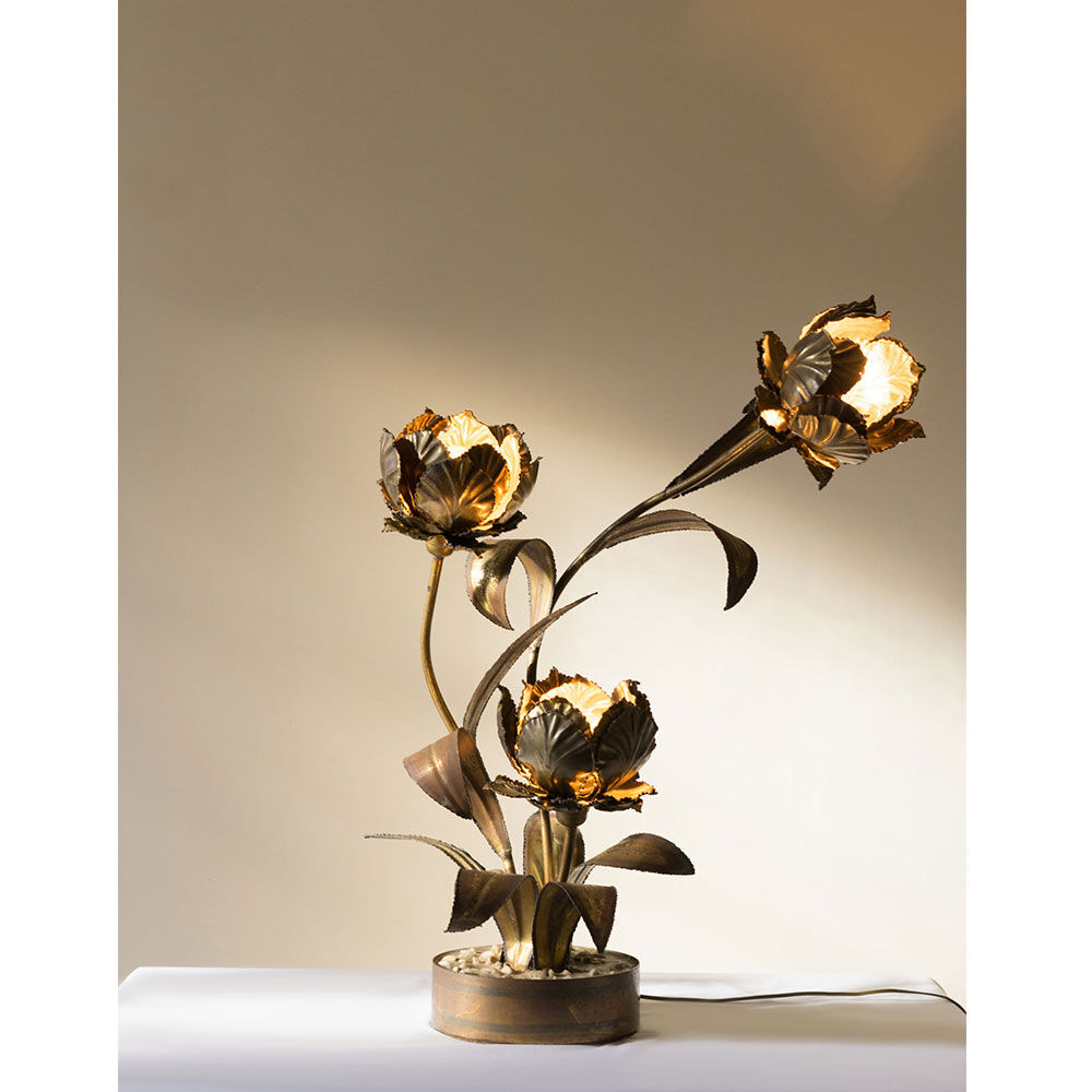 Maison Jansen's sculptural office lamp, 1970