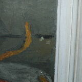 Painting Dead Nature circa 1940 oil on canvas by C Chilot