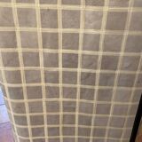 Cowhide rug, silver-grey patchwork