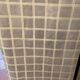 Tapis en peau de vache, patchwork gris argenté