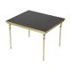 Table basse vintage en laiton et cuivre
