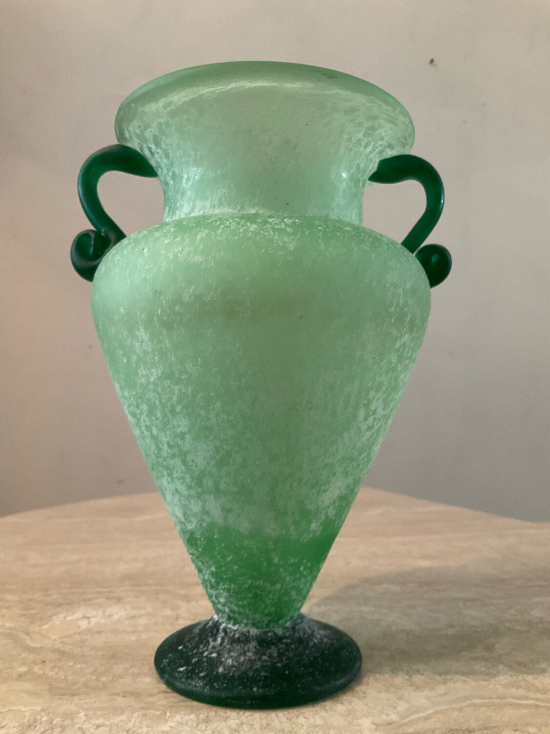 Vintage vase "Scovo" in Murano glass