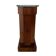 Biedermeier Drum Cabinet in Walnut Veneer & Marble, France, 1830s