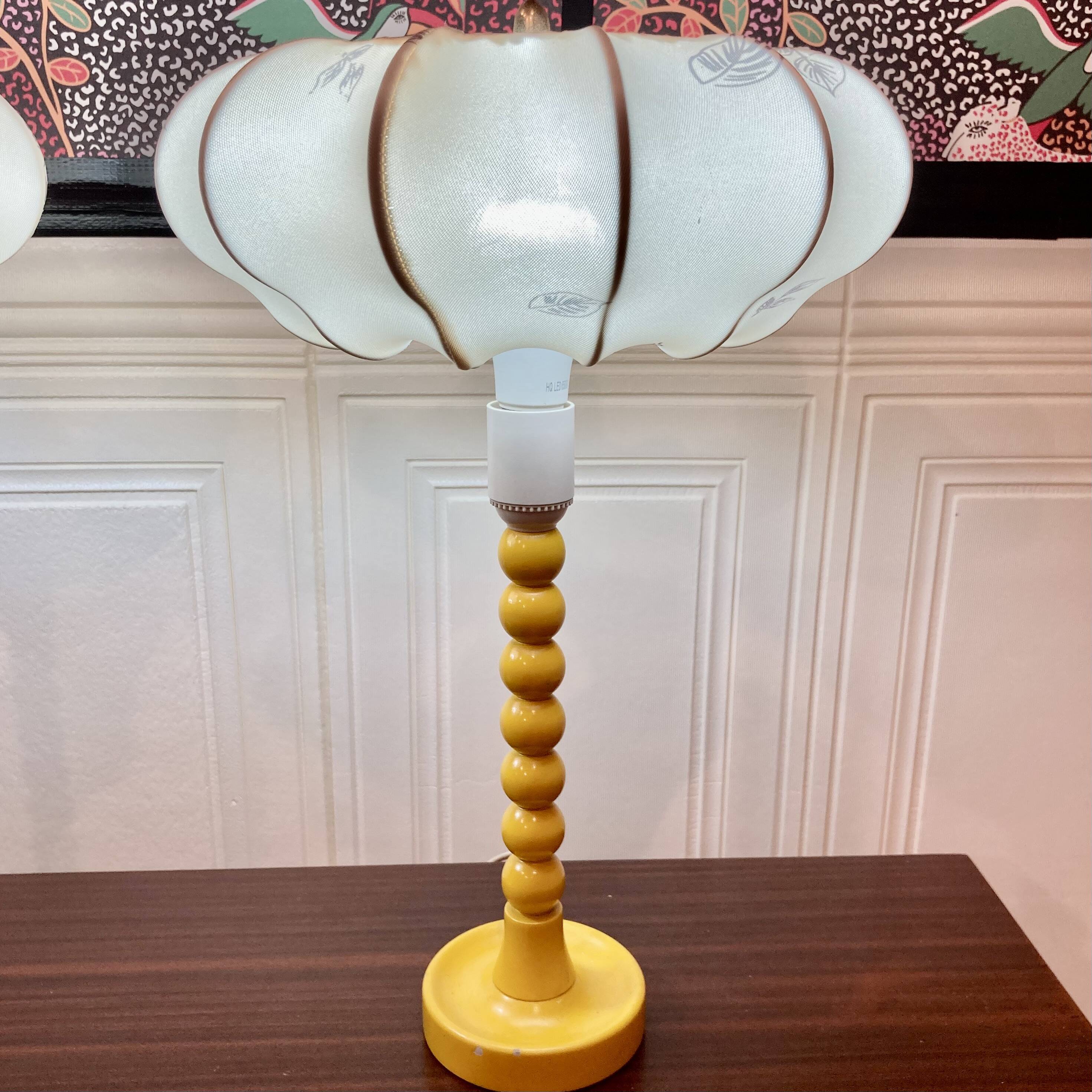 Pair of Scandinavian design lamps from the 1960s.