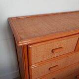 Dresser in rattan