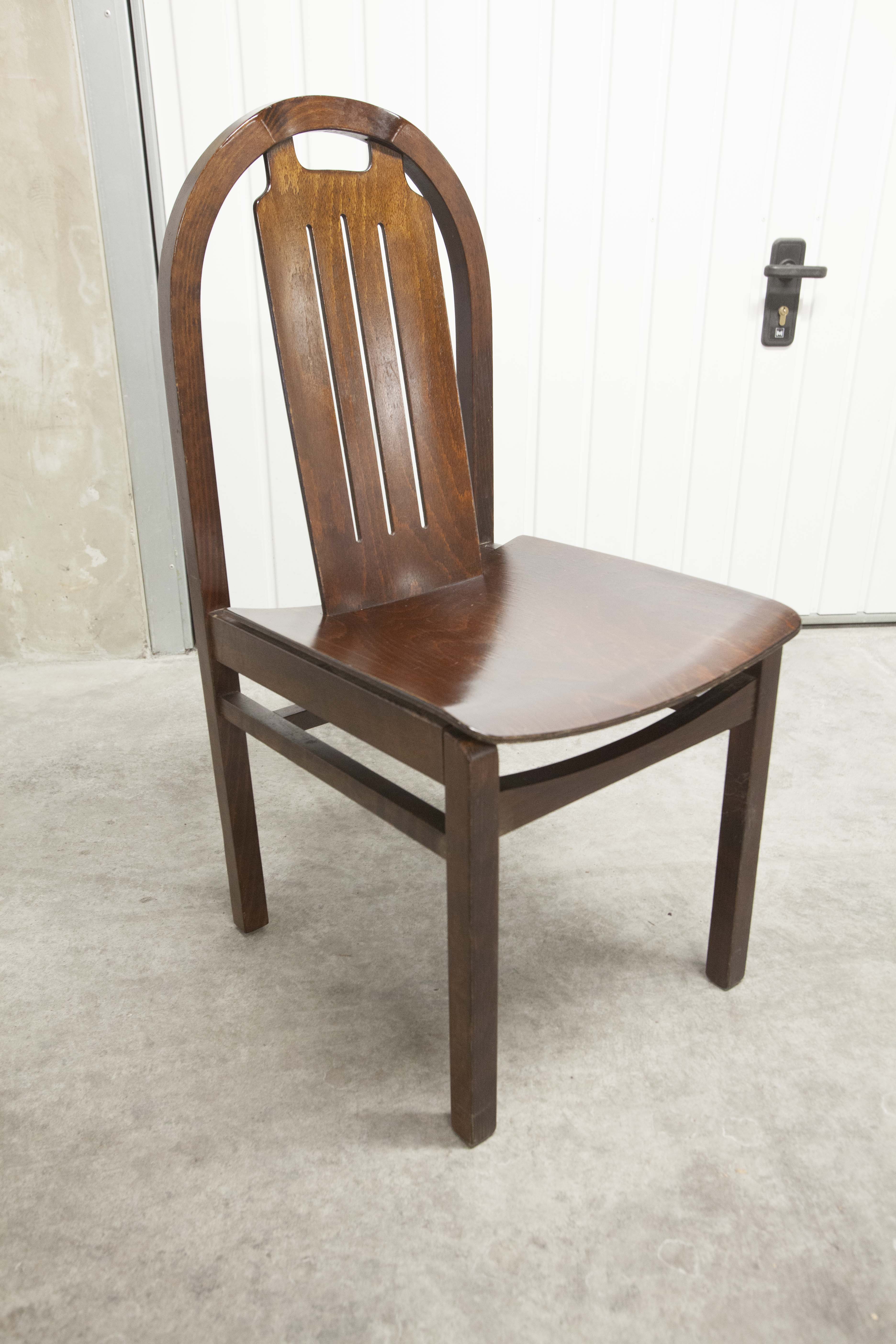 Lot of 4 chairs Baumann model "Argos"