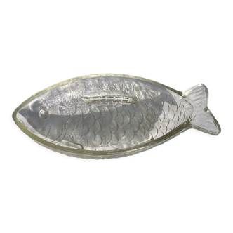 Glass fish dish