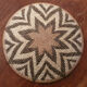 Botswana ethnic braided wall basket