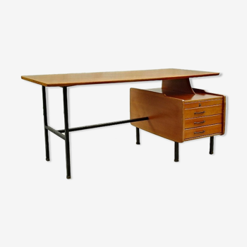 Desk of the designer Jacques Hauville vintage years 1950