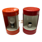 Pair of Laura model desk/bedside lamps