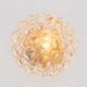 Helena Tynell for Glashutte Limburg amber bubble flush mount