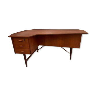 Bureau Boomerang teck de Peter Lovig Nielsen, Danemark 1960