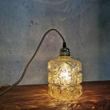 Old amber molded globe stroller