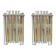 Two Large Wall Lamps in Style Venini