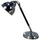 Modernist Art Deco desk lamp, chrome metal, 1930s/40s