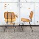 Dining chairs no. 550 in wicker by Dirk Van Sliedregt, Netherlands, 1950s, set of 2