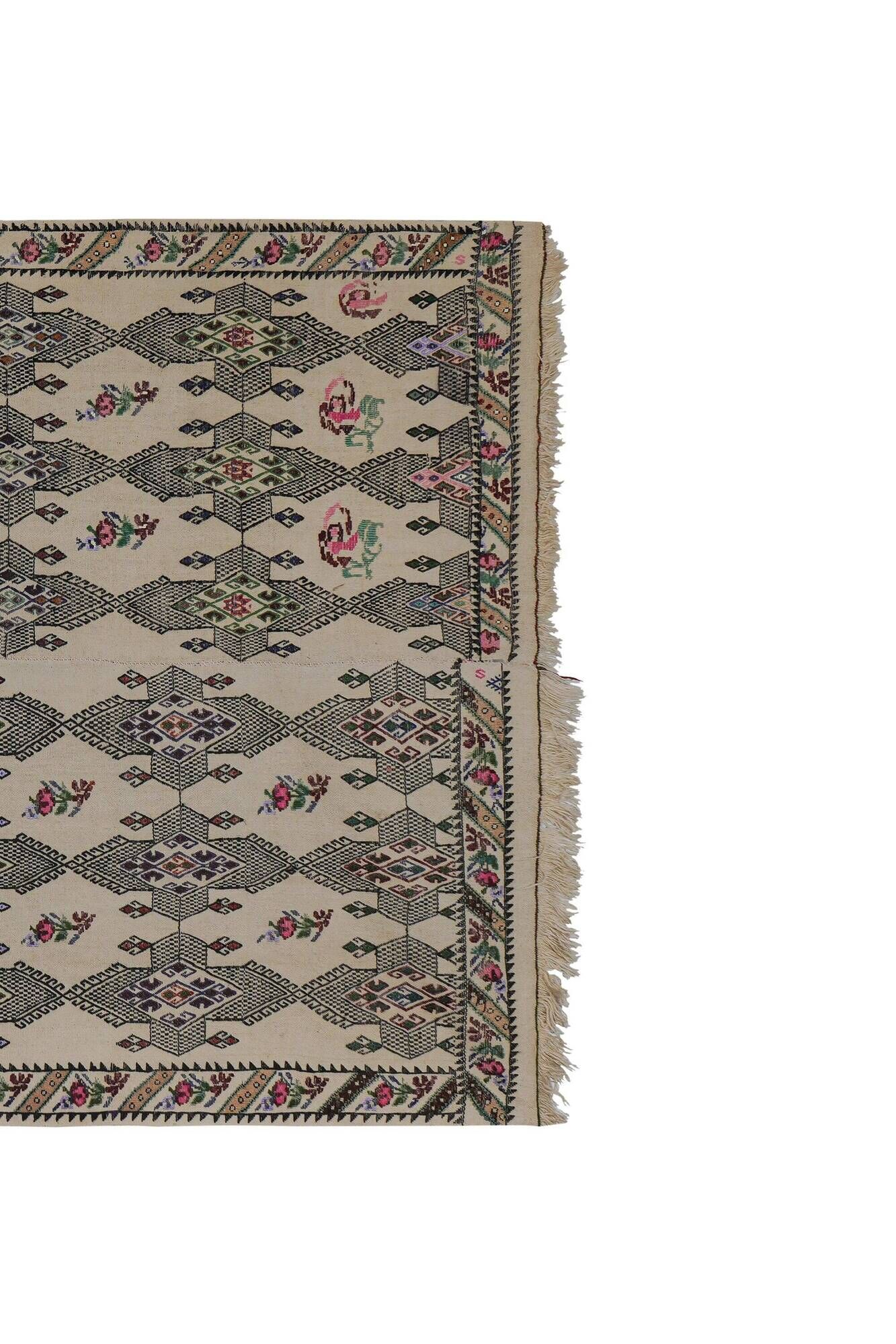Kilim turc vintage tissé main 172x233 cm