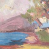 Painting on 50s panel