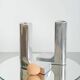 Pair of candlesticks "L", 1970-1980
