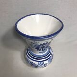 Old QUIMPER HB white & blue France Decoration Vintage ceramic Vase