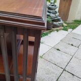 Vintage antique rotating bookcase