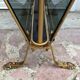 Revised door in brass and smoked glass