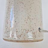 Vintage beige ceramic lamp speckled
