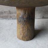 African Brutalist Table