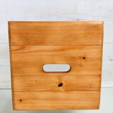 Rustic stool in solid pine