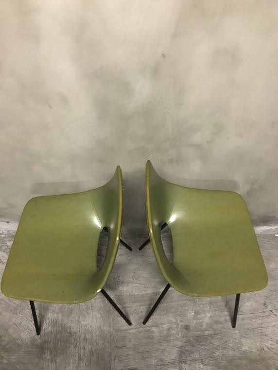 Pierre Guariche "Tonneau" chair, Steiner edition