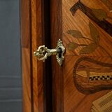 Small living room piece in precious wood marquetry, Louis XVI style – mid-19th century.